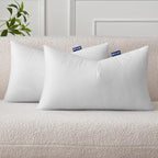 MIULEE Set of 2 Throw Pillow Inserts 12x24 Inches, Nowoven Decorative Pillow by MIULEE