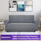 ZNSAYOTX Super Stretch Couch Cover Universal Sofa Covers - Image 5