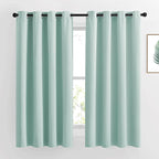 NICETOWN Aqua Blue Room Darkening Curtain Panels by NICETOWN
