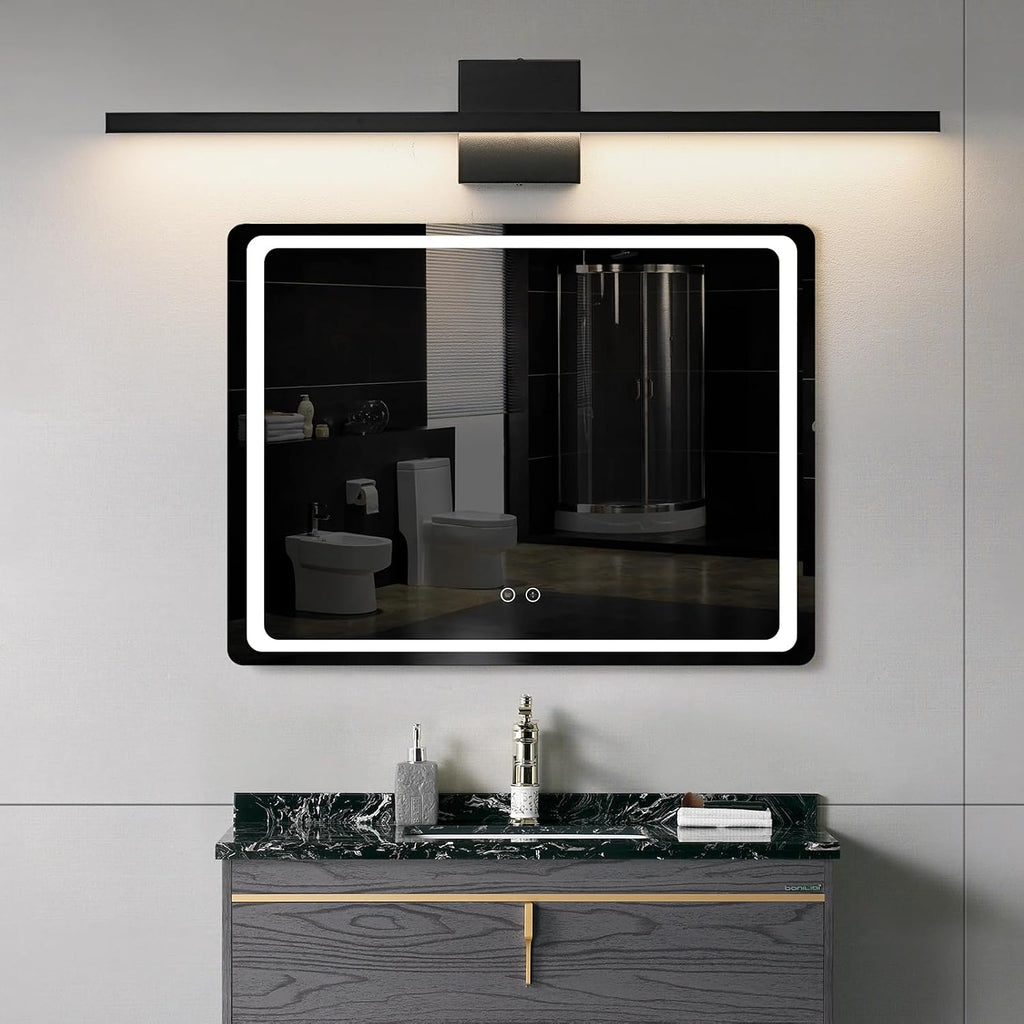 Epinl Black LED Vanity Light for Bathroom, 5CCT 32 inch Dimmable Bathroom Light Fixture Over Mirror, Modern Vanity Lighting Bar, Bath Wall Light for Bathroom Bedroom, ETL Certificated