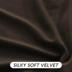 RYB HOME Brown Velvet Curtains 63 inches - Image 5