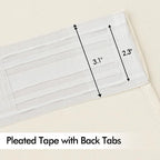 MIULEE Birch Back Tab Blackout Curtains 72 Inches Long 2 Panels Set - Image 4