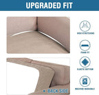 H.VERSAILTEX Super Stretch Individual Seat Sofa Covers Couch Slipcover Sets - Image 6
