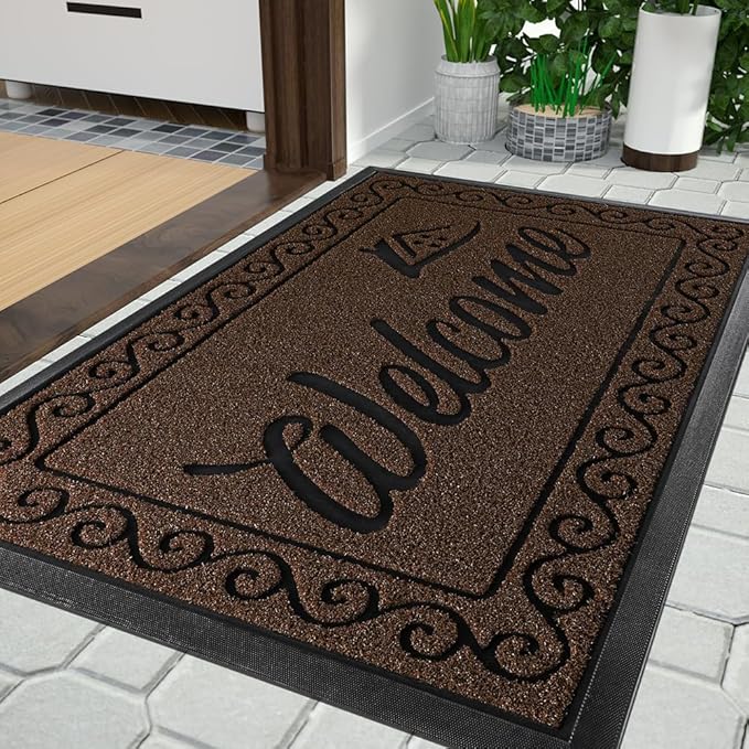 Yimobra Welcome Mat, Heavy Duty Sturdy Door Mats by Yimobra