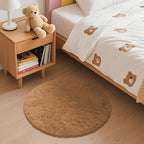 OLANLY Khaki Round Rugs for Bedroom - Image 3