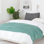 BOURINA Throw Blanket Textured Solid Soft Sofa Throw Couch Cover Knitted - Image 4
