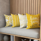 YCOLL Pillow Covers 18x18 Set of 4, Modern Sofa Throw Pillow Cover, Decorative - Image 5