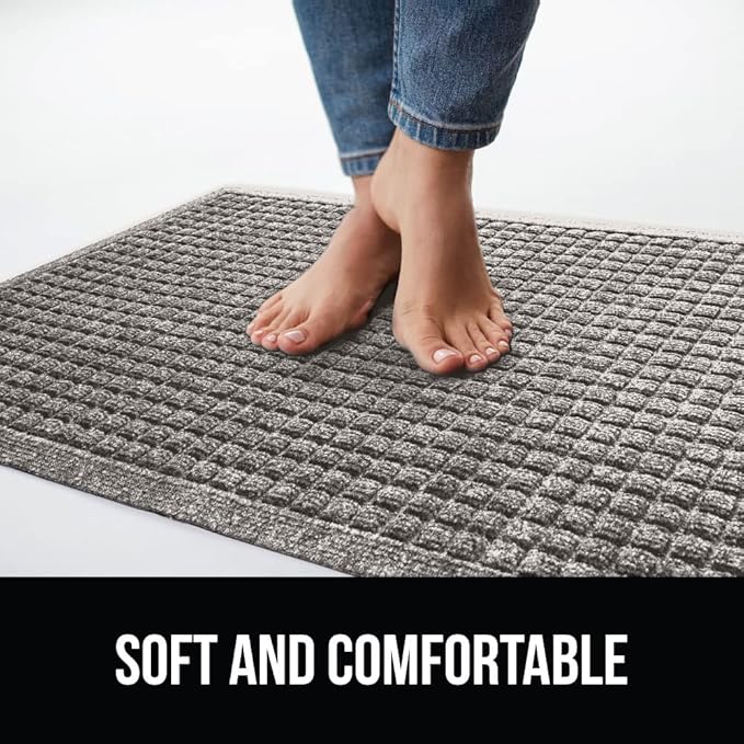 GORILLA GRIP® Ultra Absorbent Front Door Mat Outside Entrance, Traps Dirt and - Image 8