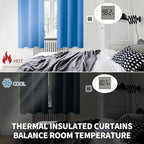 BGment Room Darkening Curtains 45 Inches Long - Image 3