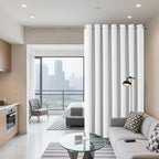 Joydeco Blackout Patio Sliding Door Curtains 90 Inches Long, Grommet Privacy - Image 2