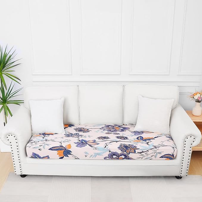 Smiry Printed Couch Cushion Covers, Stretch Soft Couch Covers by Smiry