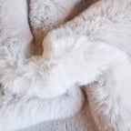 Ghouse Grey 8x10 Area Rug Fluffy Faux Rabbit Fur Grey Rug Plush Shag Fuzzy Rug - Image 5
