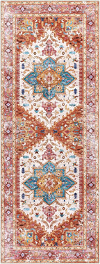 Yamaziot Washable Runner Rug, 2x6 Non-Slip Boho Vintage Hallway Rug Runner - Image 3