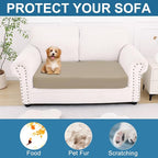 Smiry Printed Couch Cushion Covers, Stretch Soft Couch Covers - Image 7