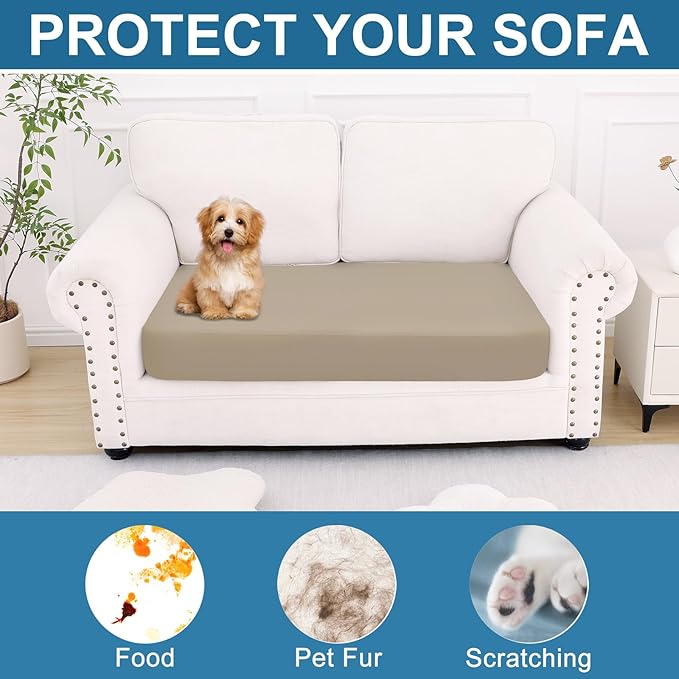 Smiry Printed Couch Cushion Covers, Stretch Soft Couch Covers - Image 7