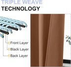 Simplebrand Ava Sun Baked Blackout Curtains - Image 5
