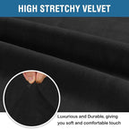 H.VERSAILTEX 1 Peice Stretch Velvet Sofa Covers - Image 3