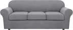 H.VERSAILTEX 4 Piece Stretch Sofa Covers by HVERSAILTEX