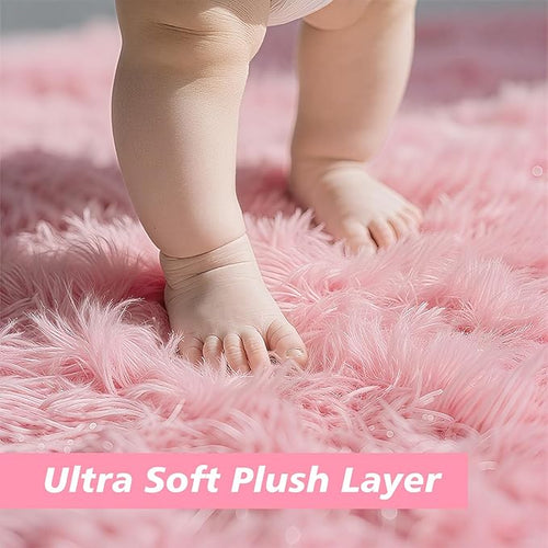 6x9 Fluffy Area Rug for Living Room, Shag Area Rugs for Bedroom - Image 2