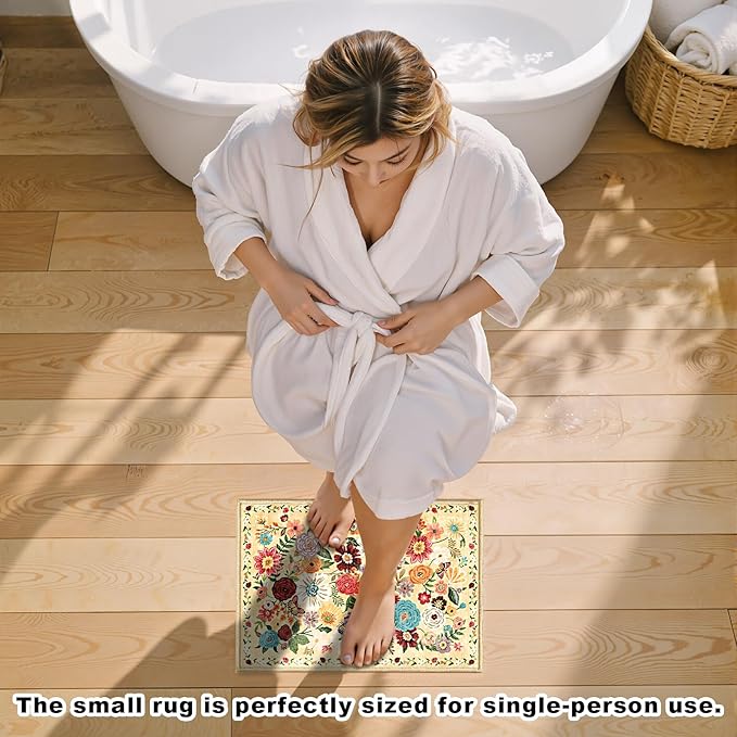 Area rugs 24x17 Inch Home Decor Entry Rug, Small Door Mat Bath Mats - Image 2