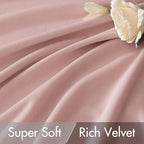 MIULEE Baby Pink Velvet Curtains 84 inches - Image 4
