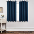 Joydeco Blackout Curtains 45 Inch Length 2 Panels Set, Thermal Insulated Long by JOYDECO