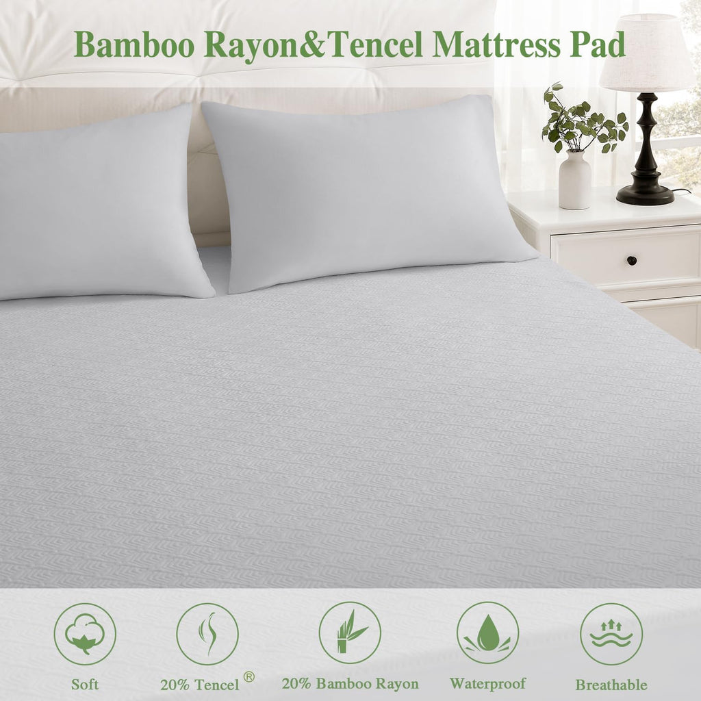 Softhour TwinXL Waterproof Mattress Protector,3D Cooling Mattress Protector