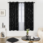 Deconovo Blackout Curtains for Bedroom, 72 Inch Length - Image 2