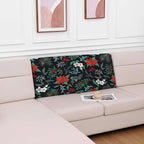 hyha Printed Couch Cushion Covers, Floral Sofa Covers Washable - Image 5