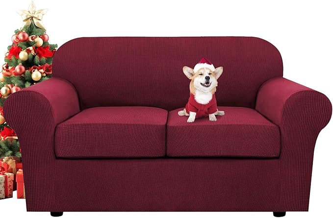 H.VERSAILTEX 3 Piece Stretch Sofa Covers by HVERSAILTEX