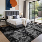 5x8 Ft Large Shag Rugs for Bedroom Living Room Decor for Men Boys, Tie Dyed - Image 3