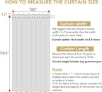 H.VERSAILTEX Linen Blackout Curtains Durable Thick Textured Linen Look 100% - Image 2