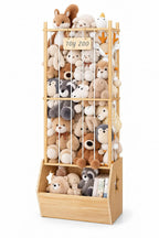 BBLIKE Stuffed Animal Storage Organizer, Plush Toy Holder with Toy Chest