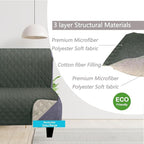 U-NICE HOME Futon Sofa Covers Reversible Sofa Slipcover Armless Cover Furniture - Image 3