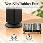 PUTNATRURE DVD Storage Rack, Expandable Video Game Shelf & Blu Ray Holder