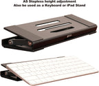 3-in-1 Foldable Aluminum Laptop Stand with Storage Box, 10-16 Inch