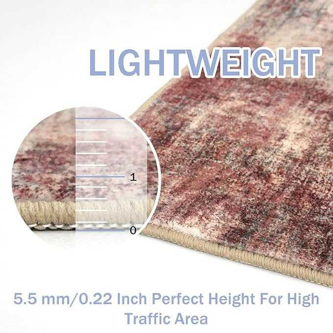 IOHOUZE Abstract Area Rugs 8x10 Ft Washable Large Rugs - Image 5