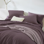 Queen Comforter Set-7 Pieces Soft Prewashed Bed in a Bag Queen Bedding Sets