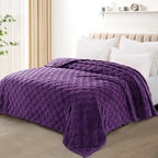 Exclusivo Mezcla Queen Size Flannel Fleece Blanket, Super Soft and Warm - Image 2