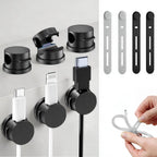 14 Pack Rotatable Cable Clips & Silicone Cable Straps Set