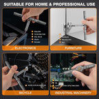 42 in 1 Magnetic Ratchet Screwdriver Set, DIY Ratchet Screwdriver Set with Precision Bits, Ideal for Home Repairs, DIY Projects, and Electronics, Ergonomic Rotatable Ratchet Handle and Storage Case