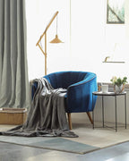 KMUSET Fleece Blanket King Size Dark Grey Lightweight Super Soft Cozy Luxury - Image 4