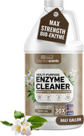 Creative Scents Multipurpose Enzyme Cleaner & Odor Remover | Deodorizer for Floor, Carpet, Drain, Pipes | Pet Urine Odor Eliminator | Enzyme Cleaner for Cat Urine & Dog Poop | Half Gallon - White Tea