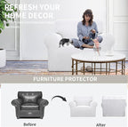Easy-Going Stretch Oversized Chair Sofa Slipcover 1-Piece Couch Sofa Cover - Image 4