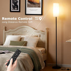 Ambimall 64" Modern Floor Lamp with Remote Control, 9W Bulb Included