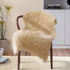 Ciicool Faux Sheepskin Rugs Soft Faux Fur Rug Beige Fluffy Rug Chair Couch by CIICOOLHomeDeco