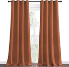 NICETOWN Burnt Orange Blackout Curtains - Image 2