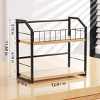 CD Storage, 2 Tier CD holder & Display, 60 Capacity-Natural Wood 2 Pack