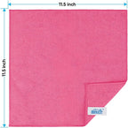HOMEXCEL 50PK Microfiber Cleaning Cloth, Cleaning Rag for Home, 11.5x11.5in