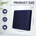 8Pcs Outdoor Cushion Covers, Patio Cushion Covers, Stretch Elastic Slipcovers - Image 2